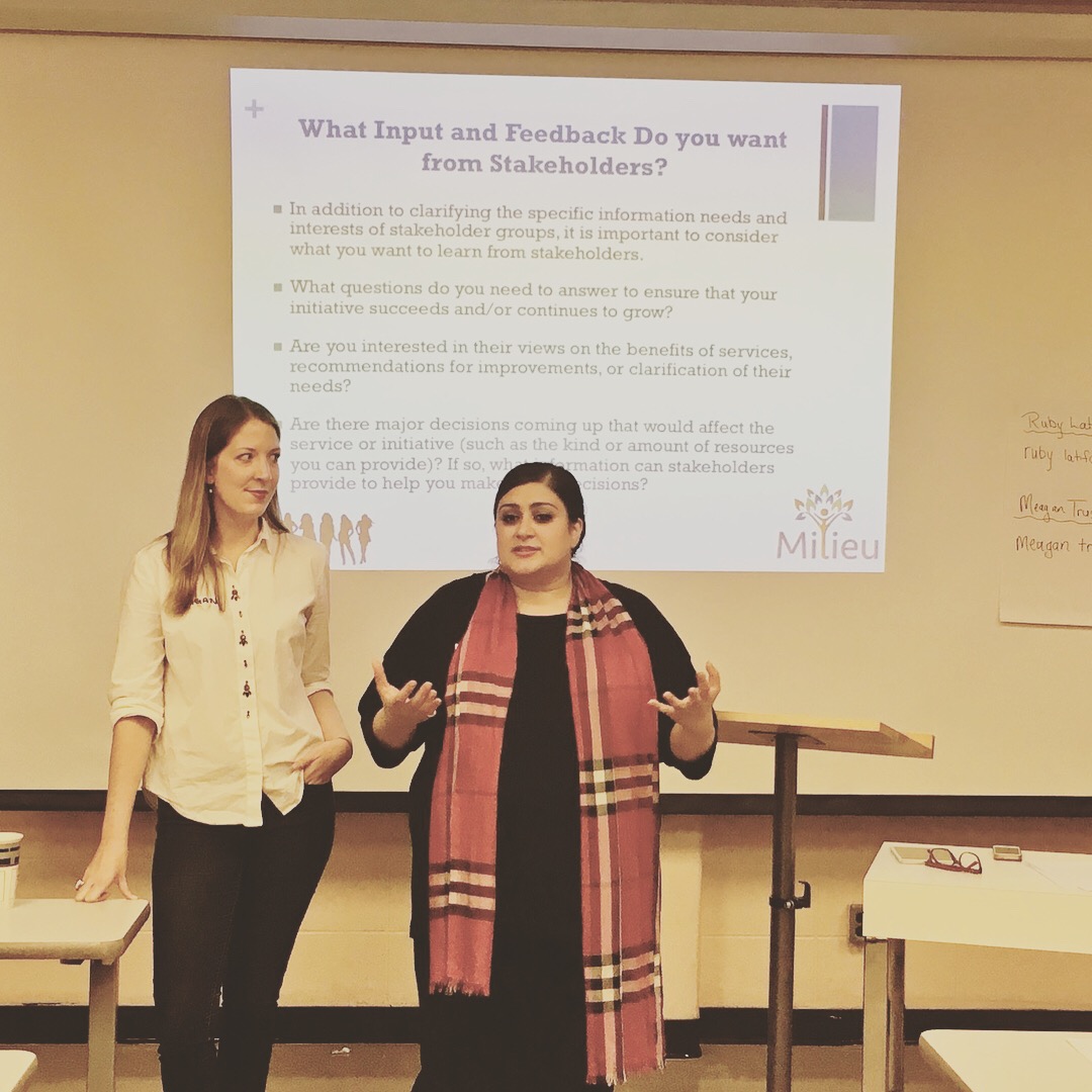 Co-leading training for first-time women candidates – 2017
